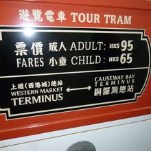 子供料金でもHKD65.00もします