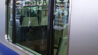 2018年２月10日の日暮里７時45分発上野行きの様子～上野に８時近くに到着しますが、土曜日の為、比較的空いていました～