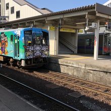 在りし日の三江線普通列車石見川本行き。