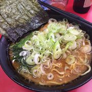 家系ラーメンをはじめて食べました