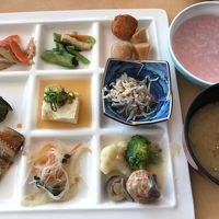 朝食ブッフェの一部