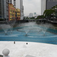 左がクラン川です