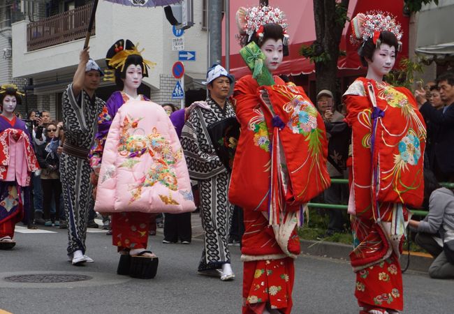 メインイベントはおいらん道中