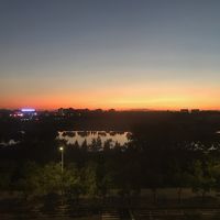 北京の夕焼けって案外きれいなんだって。