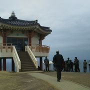 韓国が見えるかは天気次第