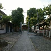 天王町駅近くにある神社