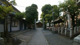 天王町駅近くにある神社