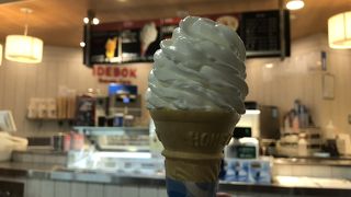 お！？と思わされる美味しいミルクソフト。