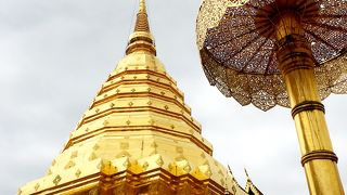 チェンマイ市街を見下ろす。