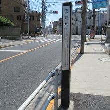 坂上辺りから上り方向の様子