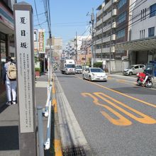 坂上辺りから下り方向の様子