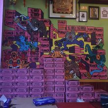 ピンクのテイクアウトボックス