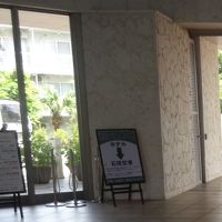 ロビーもゆったりサイズ。