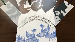 すっきりシンプルで見やすい展示