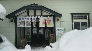 内陸線の角館駅はローカル雰囲気満点