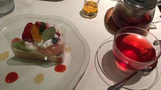 ケーキがおいしかったです。