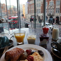 朝食レストランからの眺望
