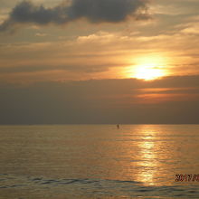 トゥドゥマリ浜の夕日