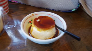 めっちゃ美味しかった地獄蒸しプリン!　店内で食べると雰囲気もプラスされた尚更美味しい!