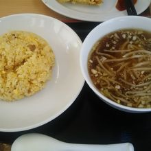 チャーハンセットです。