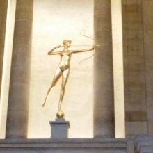 中央階段の展示物