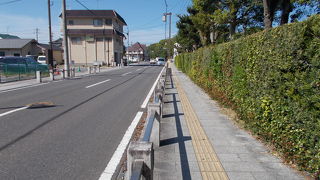 今は武家屋敷の遺構はほとんどありません。