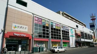 小樽駅前にある長崎屋