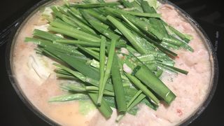 高級感溢れるもつ鍋