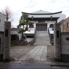 正面の景観です。