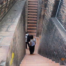 階段で登れます