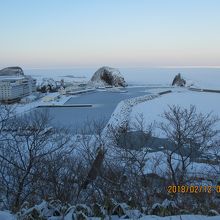 夕陽台からの眺め