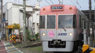 高井戸から北は神田川に沿って走ります