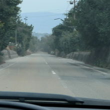 火山灰が積もっている