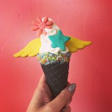 トッピングのクッキーは別料金