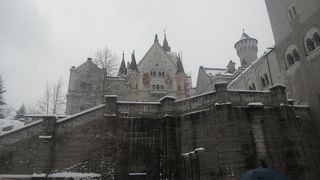 雪のノイシュバンシュタイン城