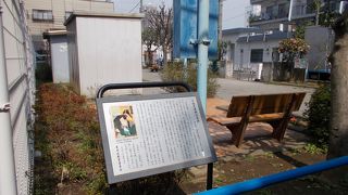亀沢第一児童遊園あたりです。