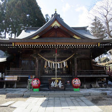 拝殿、気品があります
