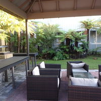 自然豊かな中庭