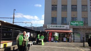 JR京都駅から平等院へ行く時利用するのはここです。