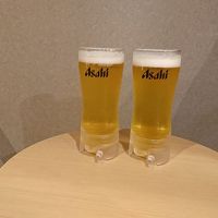 湯上り処でビールサービス