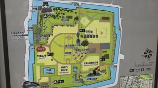 駿府城天守台が発掘調査中