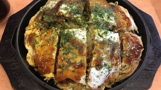 ややベチャ系なお好み焼き