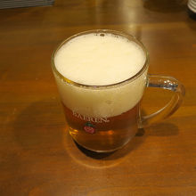 美味しいビールと…