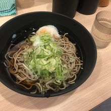 冷し温玉蕎麦