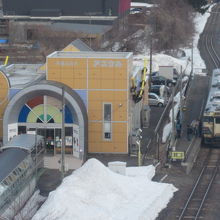 奥津軽いまべつ駅から津軽二股駅が綺麗に見られるのは良い！
