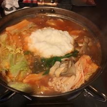 豚トロチゲ鍋、美味しい！