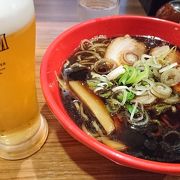 富山名物　富山ブラックラーメン！