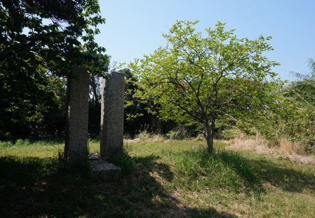 藍島遠見番所旗柱台
