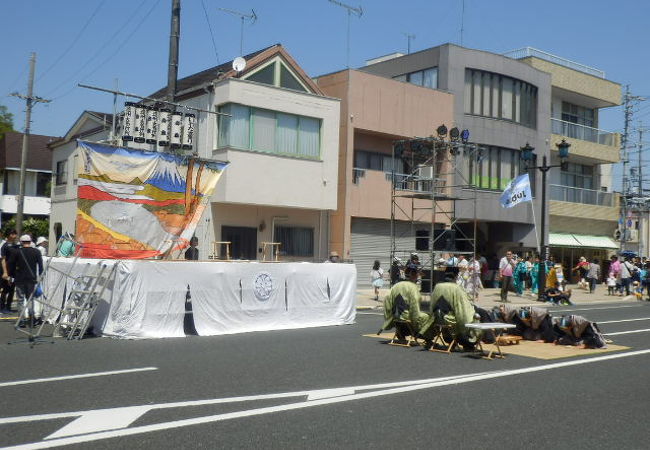 いわた大祭り 遠州大名行列 舞車