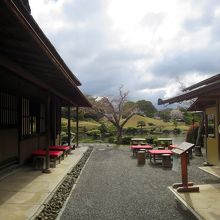 この辺りが椅子席